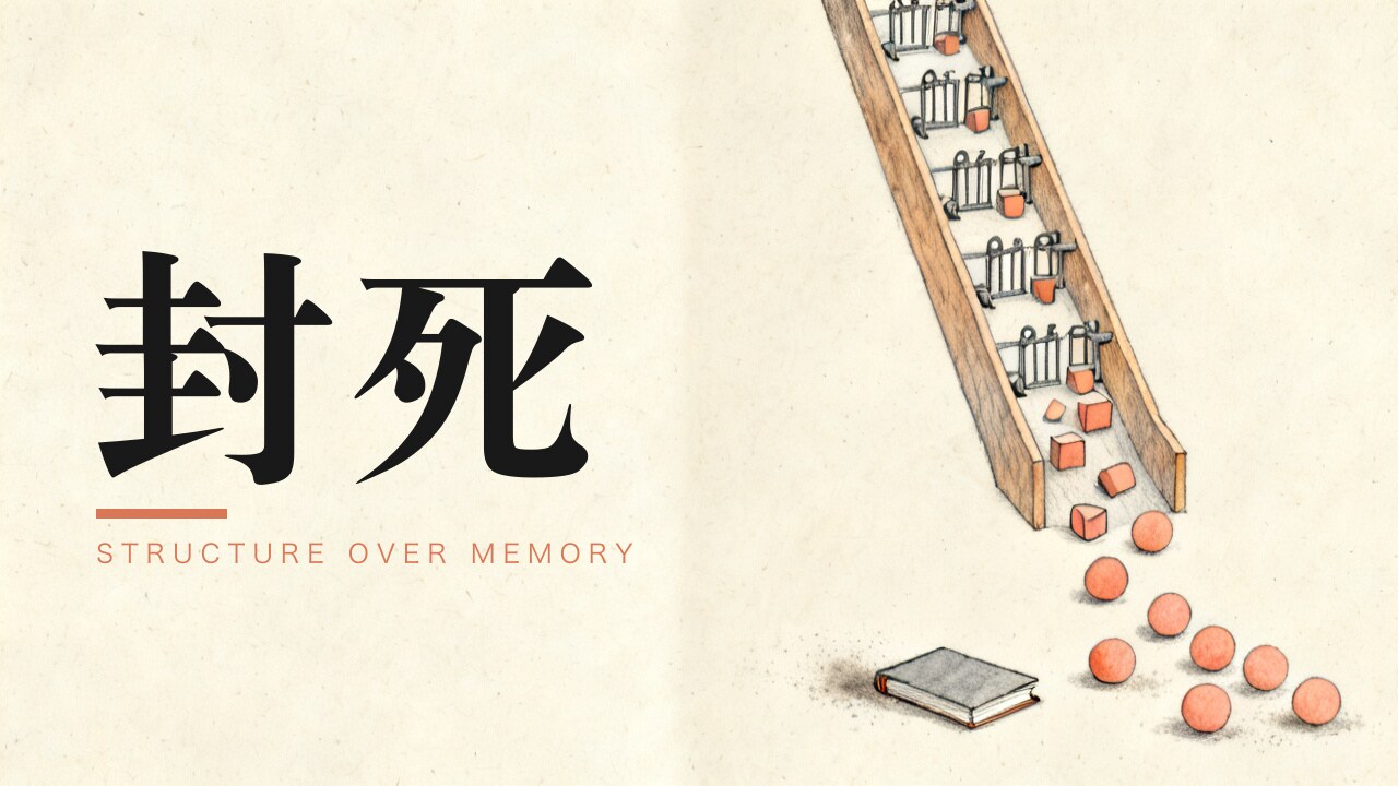 靠结构，不靠记性